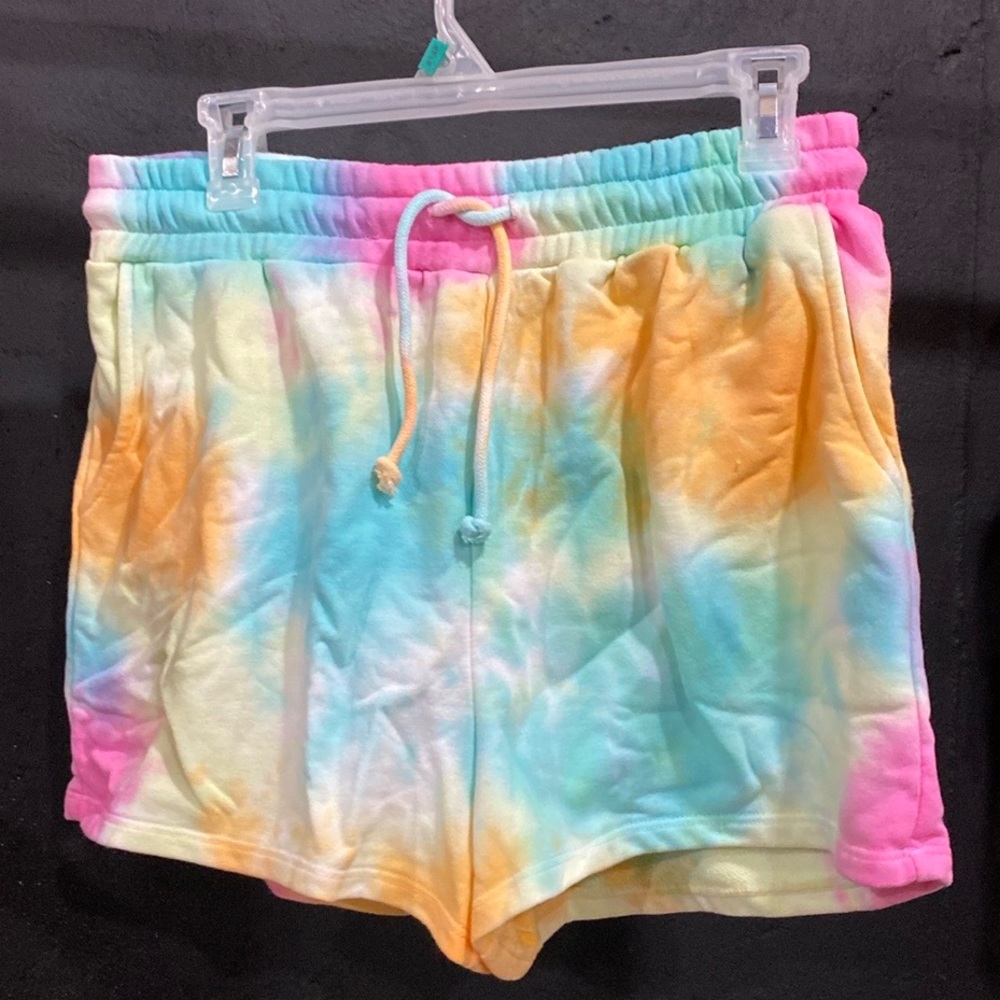 All my friends, tie-dye shorts, size large. NEW